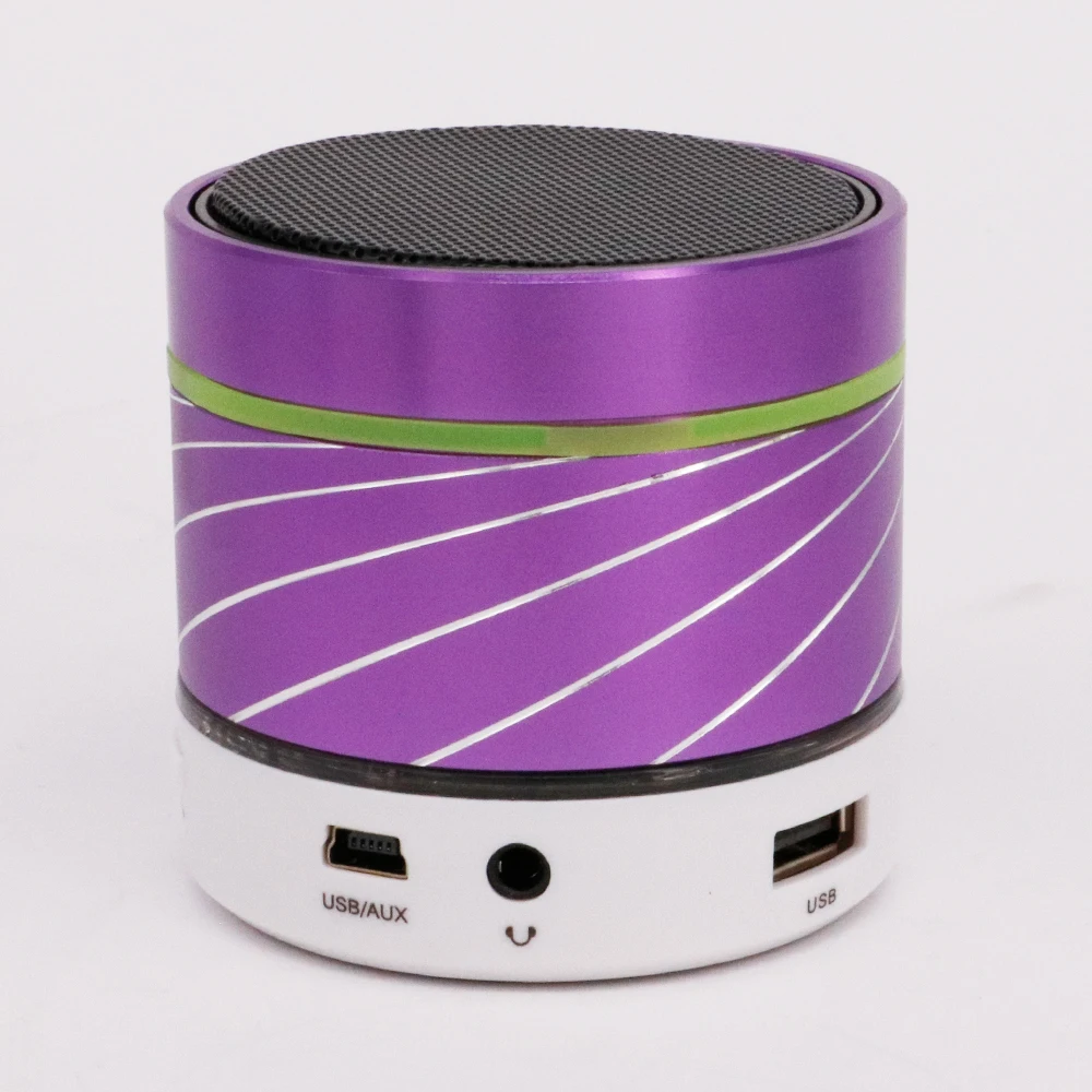 Toproad Light Portable Mini Metal Wireless Bluetooth Speaker Subwoofer Music Amplifier with FM Radio MP3 Player Support TF Card bluetooth-music-player