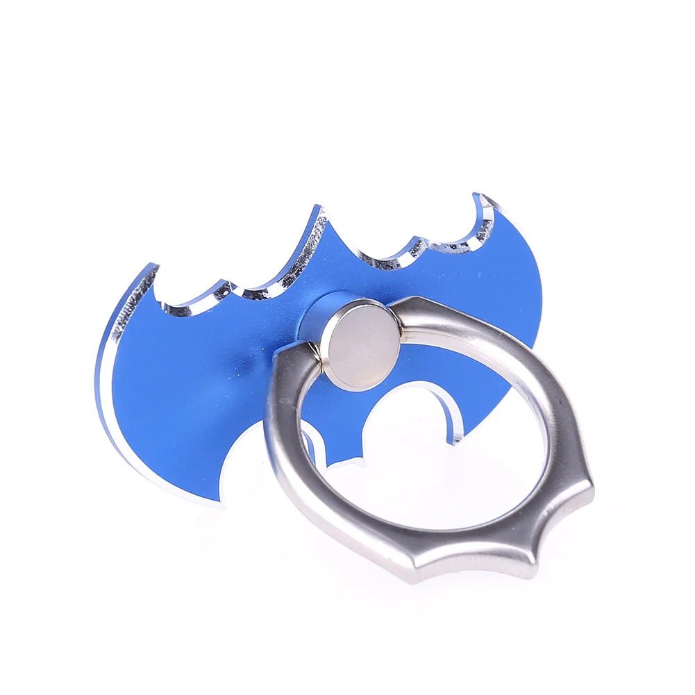 

New Luxury Batman Metal Universal Finger Ring Smartphone Mobile Cell Phone Hand Desk Stand Holder Repeated 360 Rotating