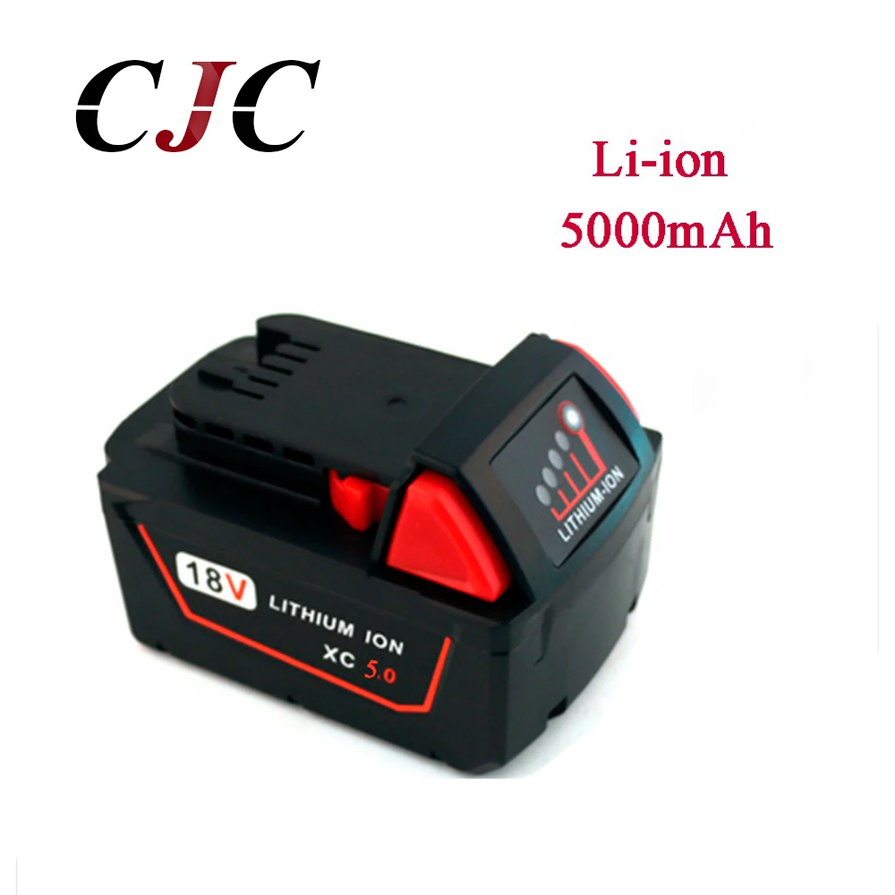 

18V 5000mAh Li-Ion Replacement Power Tool Battery for Milwaukee
