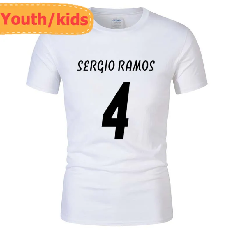 

Children SERGIO RAMOS T-shirt Clothes T Shirt Youth boys girl tshirt for fans gift o-neck tee 0718-4
