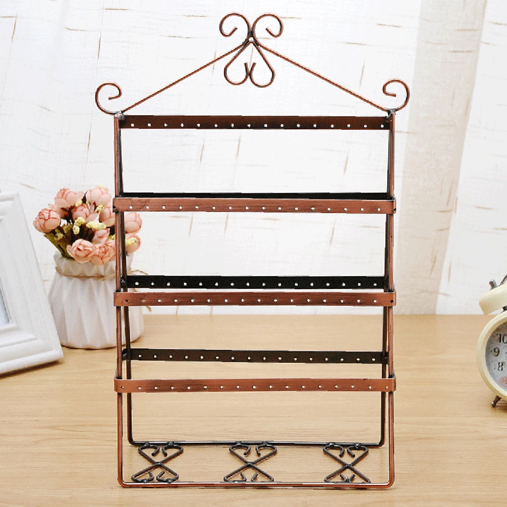  Retail Shop Earrings Jewelry Display Large Stand Holder Organizer Copper