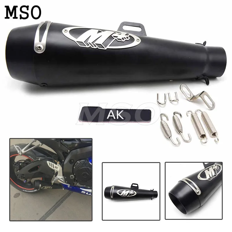 

Motorcycle carbon fiber Modified Akrapovic Exhaust Muffle pipe for honda cbr 250rr cb600f cbf600 vfr800