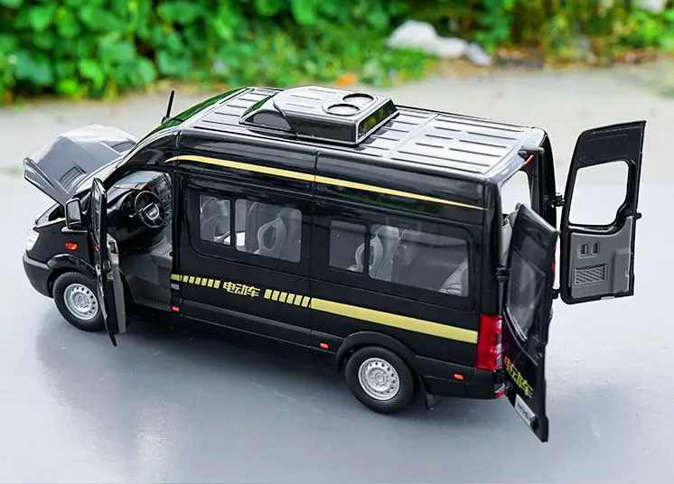 Модель из сплава 1:24 весы Kinglong Higer BEV чистый Электрический Transit Bus литье под