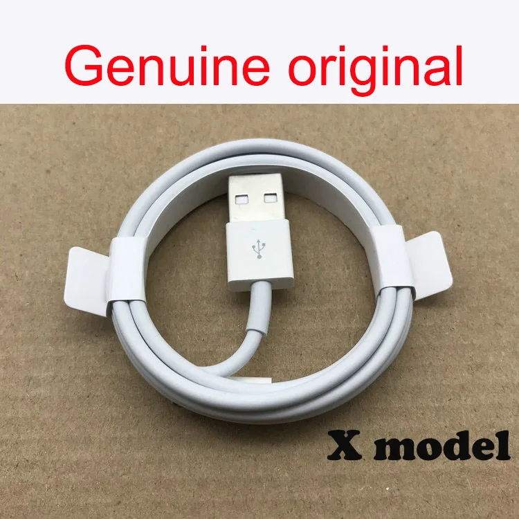 

50Pcs/lot,100% Genuine original 1m 3FT OD 3.0mm Data USB Sync Charger Cable For iPhone X XS 8 7 5S 6s plus ,with New box