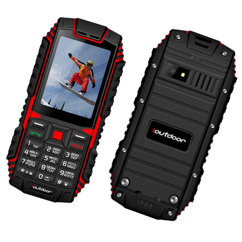 XGODY ioutside T1 2G функция телефона IP68 Ударопрочный cep телефон 2,4 ''128M+ 32M GSM 2MP задняя камера FM телефон Celular 2G 2100mAh