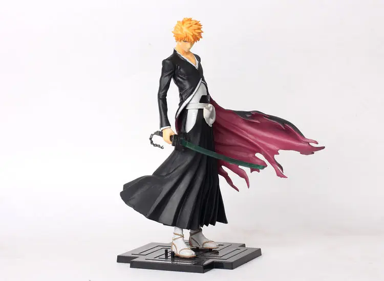 Аниме фигурка Japana 19 см отбеливатель Kurosaki Ichigo ПВХ экшн Коллекционная модель