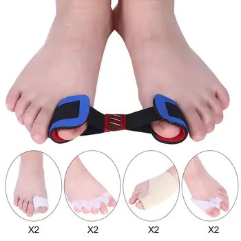 

9PCs/set Hallux Valgus Orthopedic Set Pain Relief Bunion Protector Sleeves Big Toe Separators Bunion Corrector Straighteners Kit