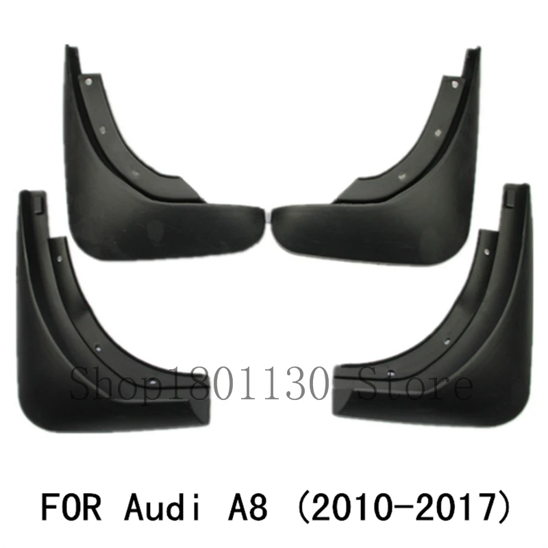 

4Pcs/Set Car Mudflaps Splash Guards Mud Flap Mudguards Fender For Audi A8 2011 2012 2013 2014 2015 2016 2017