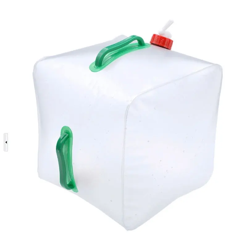 Открытый Портативный 20л складной мешок для воды большой емкости чайник для хранения воды инструмент пластиковый баррель устойчив к коррозии Кемпинг b