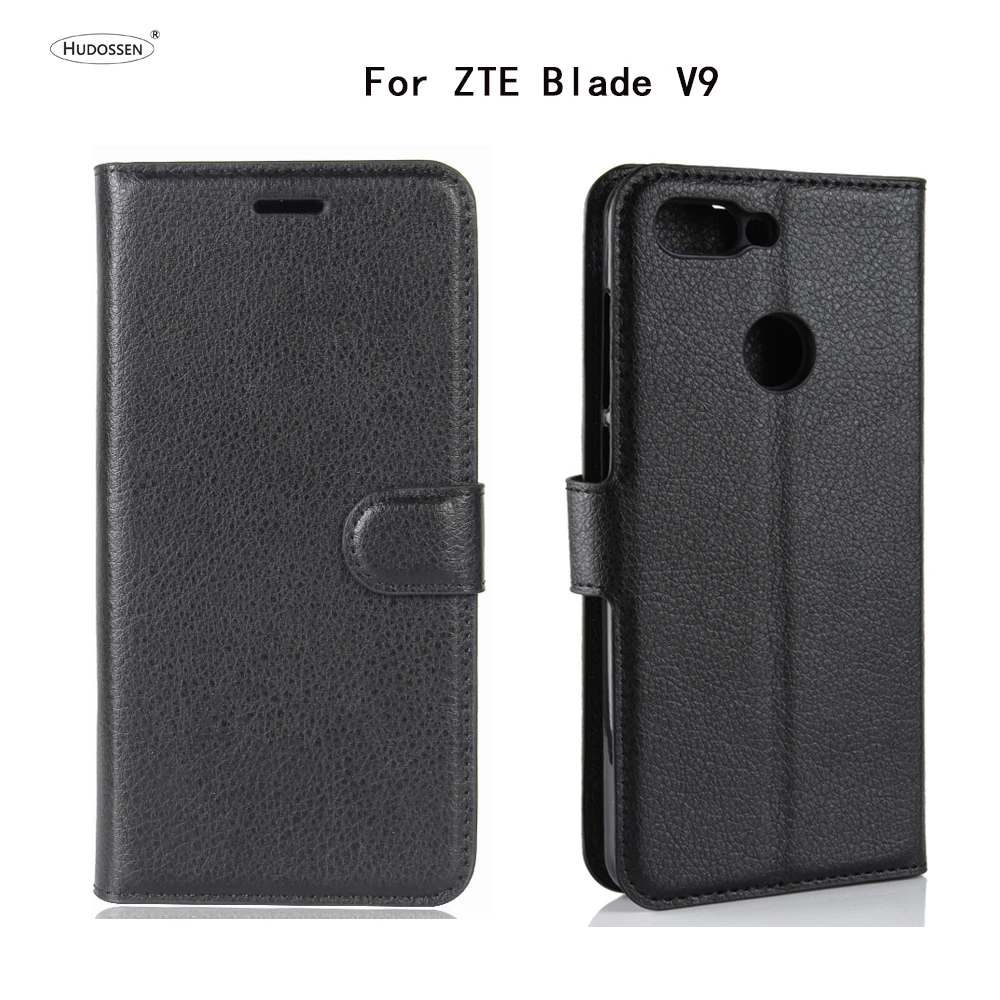

HUDOSSEN For ZTE Blade V9 Case Luxury PU Leather 5.7 Inch Wallet Flip Cover Phone Bags Cases For ZTE Blade V9 Holder Coque Capa