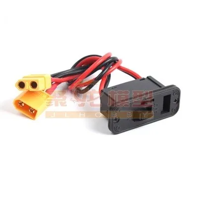 

Large Power Switch with XT60 Plug/ Socket Heavy Duty Switch Harness Built in Charging Socket for RC Airplane