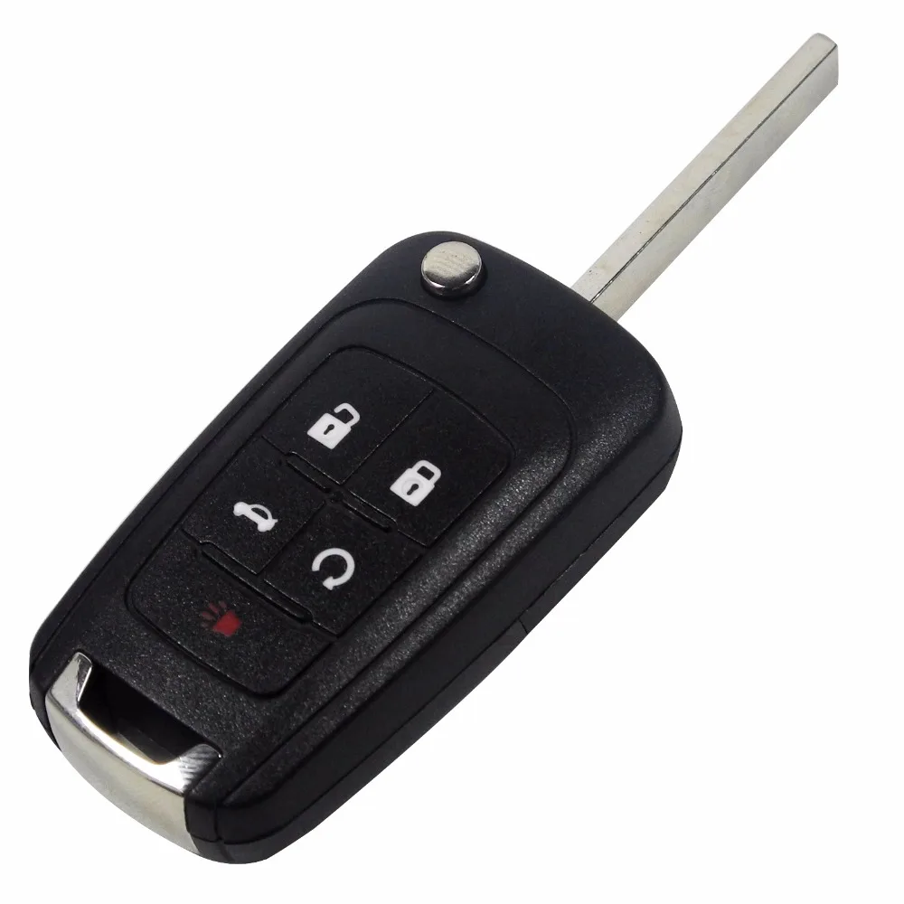 2 Button Remote Flip Fob Car Key Shell Stying Cover Case For Chevrolet