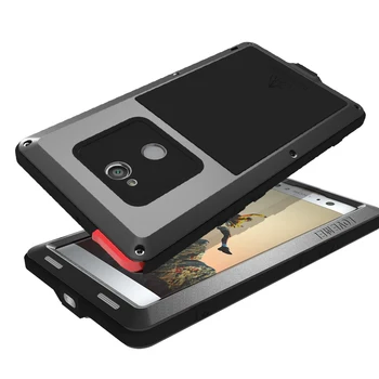 

LOVE MEI Aluminum Metal Case For Sony Xperia XA2 Ultra & Gorilla Glass Full Protective Heavy Duty Shockproof For Sony XA2 Ultra