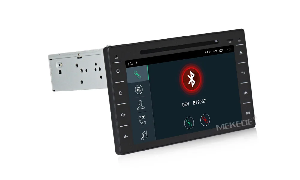 Flash Deal MEKEDE 2+32G Android 9.1 Car DVD multimedia Player audio radio  for Toyota Hilux 2016  Car Radio GPS Navigation BT WIFI RDS 8