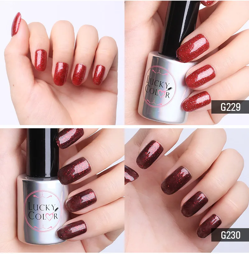 Diamond Red UV Gel Polish For Nail Art Professional LED Soak Off Gel Varnish Lacquer High Quality Free Shipping 10ml Bottle_04