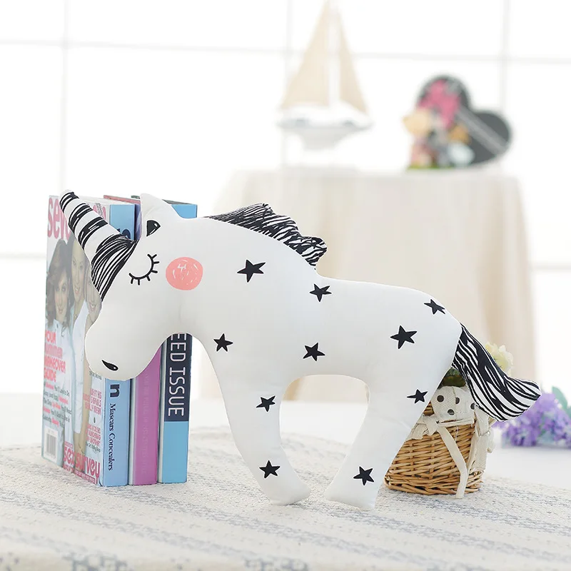 

Cute unicorn pillow bear ribbit cloud rainbow pillow baby cushion home decor fox pillow soft Soothing pillow for baby