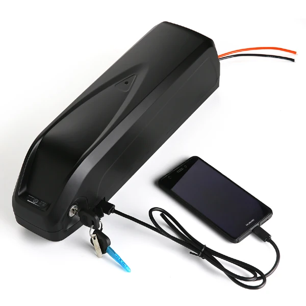 Downtube тип батареи 36 В 15ah литиевая батарея 36 вольт 500 Вт аккумулятор с USB для Хайлун электрический велосипед с зарядное устройство + bms