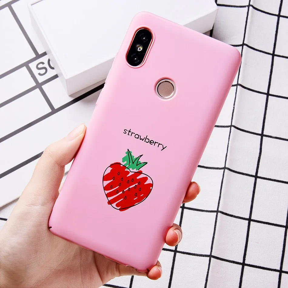 TOMKAS Cute Cartton Cases For Xiaomi Redmi Note 5 Case Plain PC Animal Patterned Coque For Xiaomi Redmi Note 5 Pro Funda