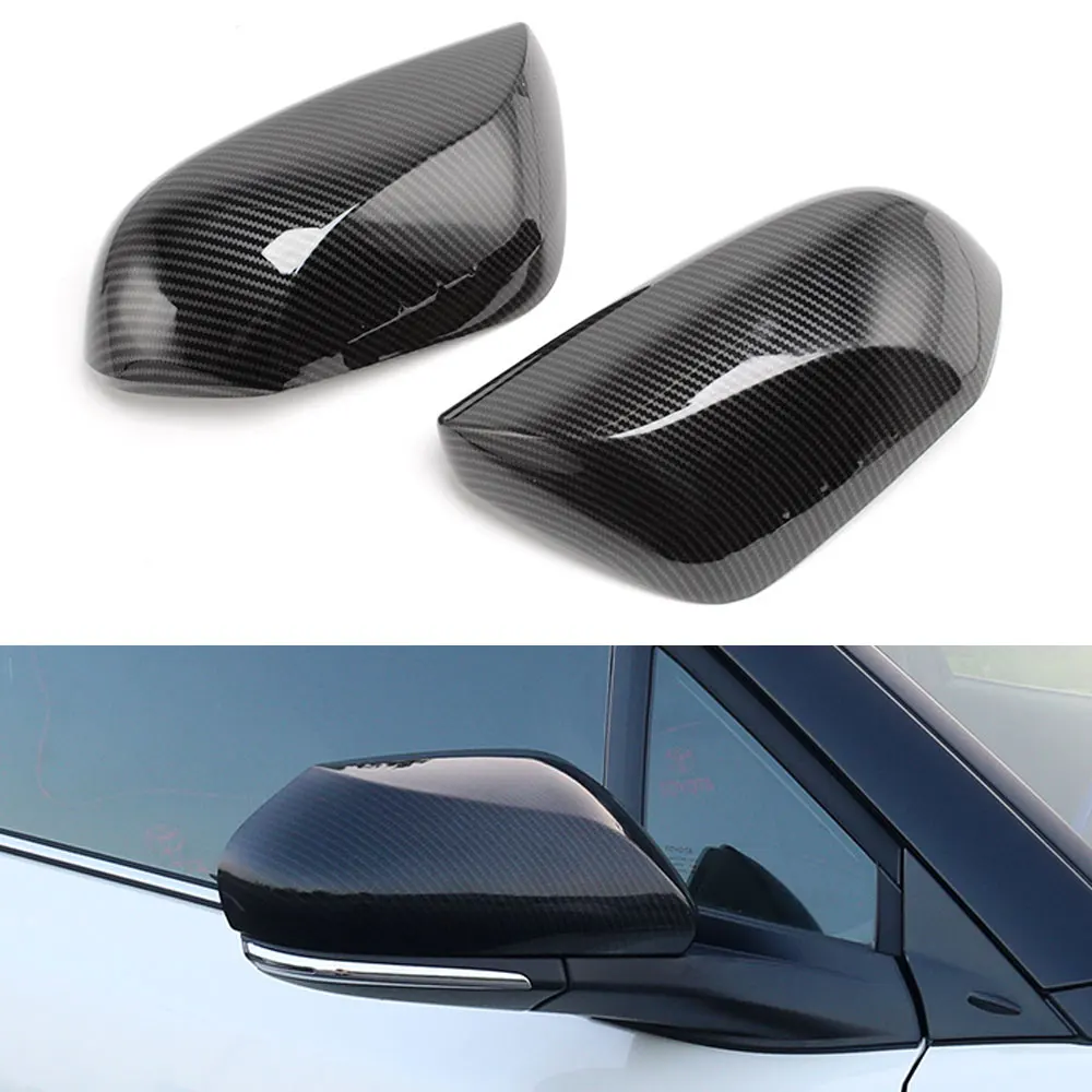 Fit For Toyota Chr Chr 2018 2pcs Abs Carbon Fiber Style Car Rearview