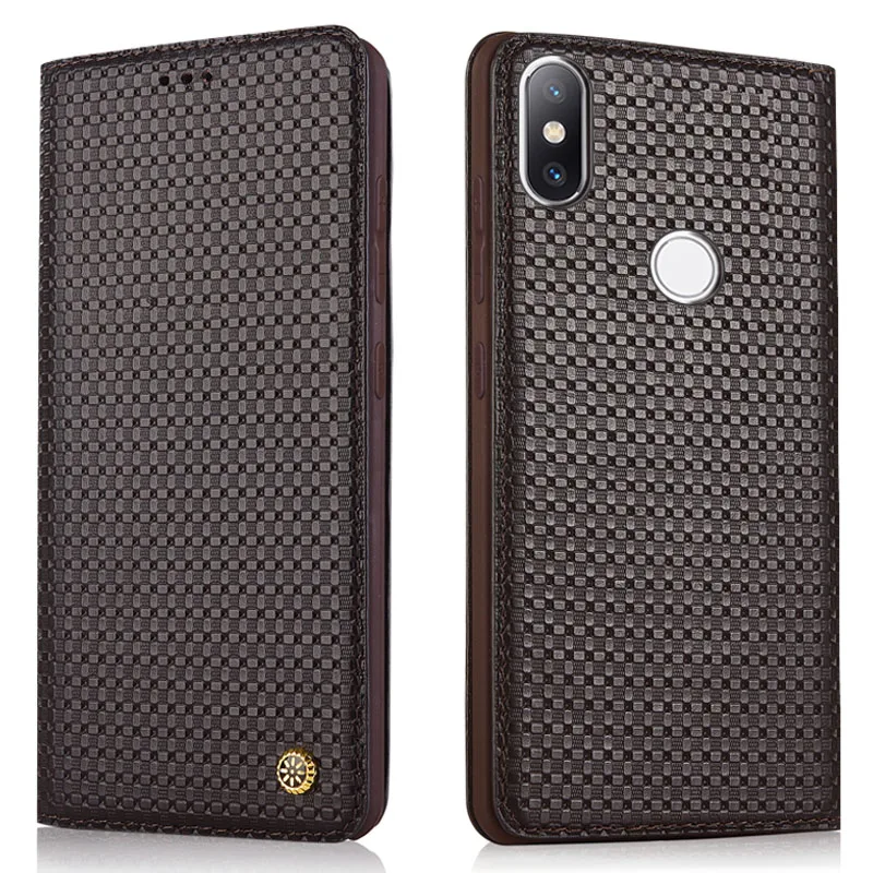 

For Xiaomi Mi A2 Cases Luxury Original Brand Genuine Crocodile Filp Leather Phone Cases for Xiaomi Mi A2 Case 5.99inch