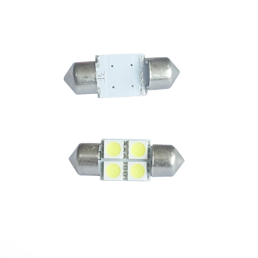 AGLINT 10 шт./лот оптовая продажа дешевые светодиодный гирлянда C5W 31 мм 5050 чипы 4 SMD
