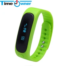 Time owner E02 Smart Band Фитнес трекер умный Браслет-трекер активности anti-потерял напоминание умный Браслет для iOS и Android