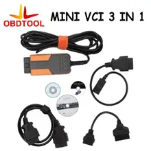 MINI VCI 3 IN 1 V10.30.029 TIS Techstream for Toyota MINI VCI for Toyota/Honda/Volvo MINI VCI Car Diagnostic Tool