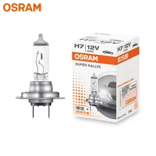 OSRAM H7 3200K 80 Вт 12 В 62261 PX26d супер Rallye внедорожный автомобильный Головной фонарь, авто галогенный противотуманный светильник, более яркий