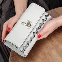 Wallet Women Purse Swan Sequin Long Purse Female Clutch Bag Lovely Card Holder Designer Women's Coin Purses High Quality Wallets Wallet Women Purse Swan Sequin Long Purse Female Clutch Bag Lovely Card Holder Designer Women's Coin Purses High Quality Wallets
