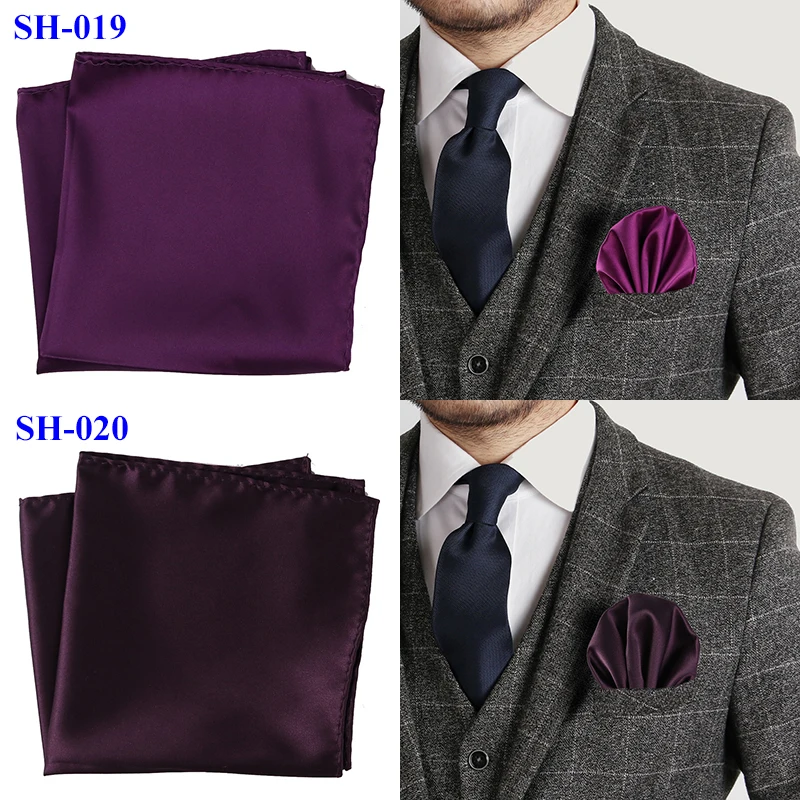 Tailor Smith 30x30 см; однотонные Цвета Hankerchief карманные квадраты 31 Цвета класса люкс мужские шелковые сенсорный мягкие платки полотенце для