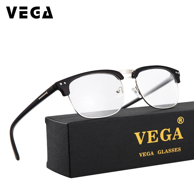 

VEGA Square PC Glasses For Computer Anti Blue Light Anti Fatigue Eyewear Computer Protection Glasses UV400 7300