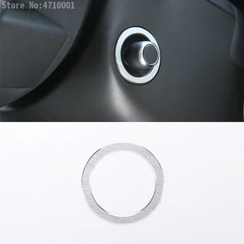 

For Land Rover Discovery 5 LR5 l462 2017 2018 Aluminum Alloy Car Steering Wheel Adjustment Button Ring Trim Auto Accessories