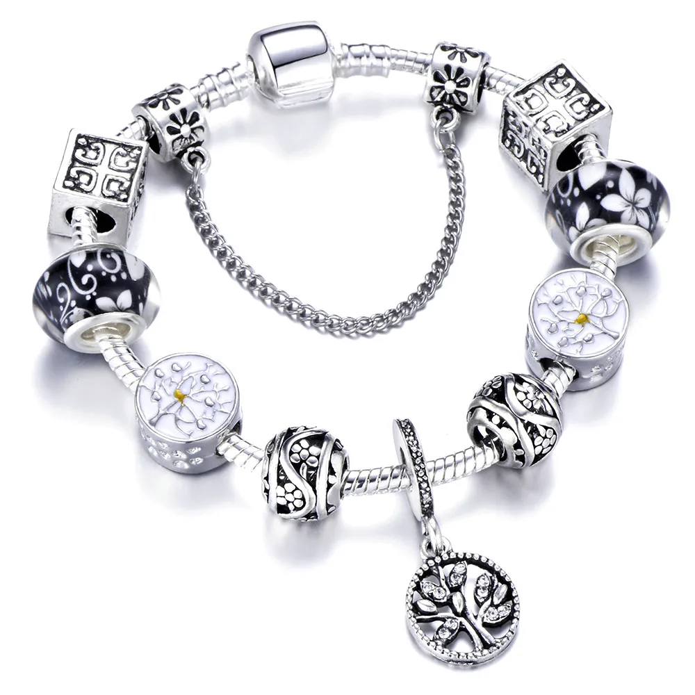 Luxurious Charms Bracelet for Crystal fit Pandora Bracelets Bangles Diy