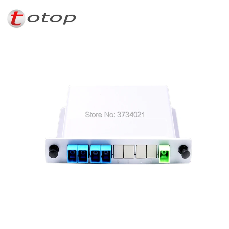 SC UPC PLC 1X4 Сплиттер оптический коробка FTTH PLC splitter коробка с 1X4 плосковолноводную