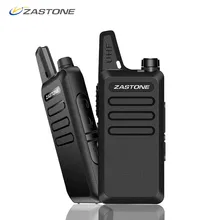 Zastone X6 Mini Walkie Talkie Pair Headset UHF 400 470 mhz Frequency Portable Handheld Radio Comunicador
