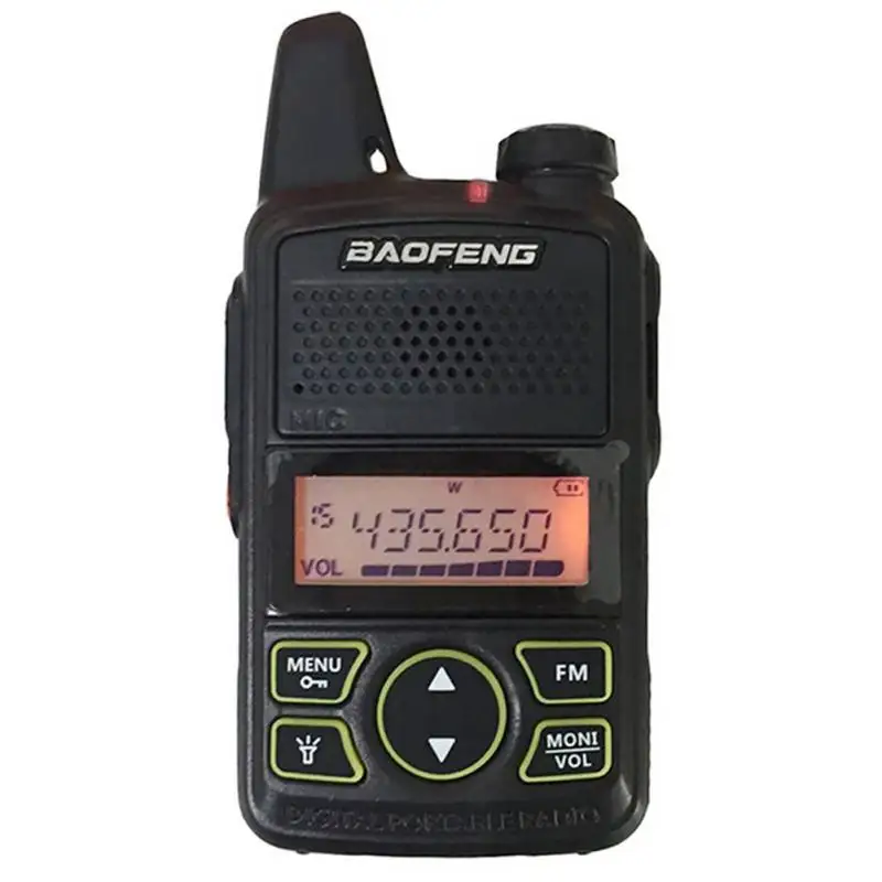 

BF-T1 Mini Walkie Talkie UHF 400-470MHz Portable T1 Two Way Radio Ham Radio Amador Micro USB Transceiver Walkie Talkie