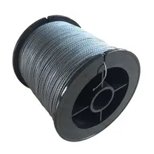 300 м навалом катушка оплетка рыболовная леска монофиламентная емкость супер сильная,#7 34 кг/75Lb 0,45 мм, серая