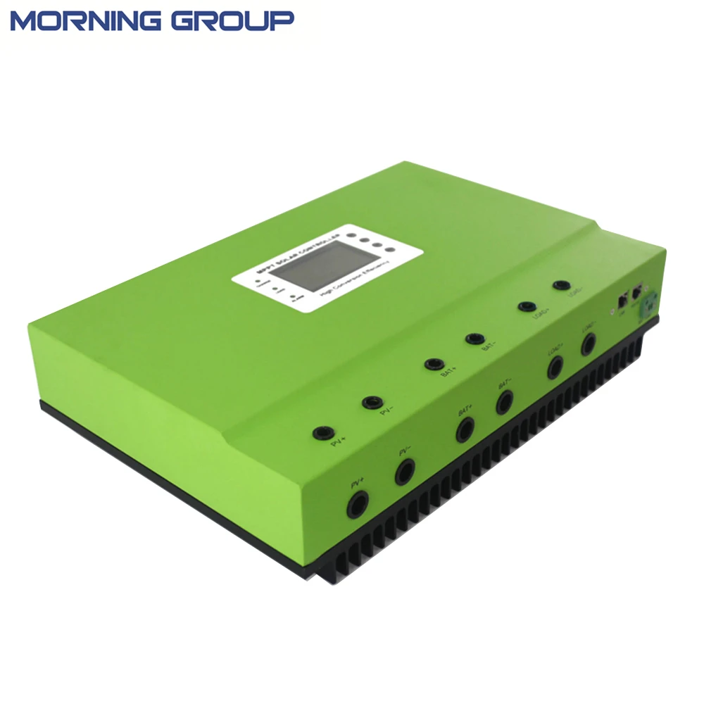 

Master self-cooling heatbarrier MPPT 40A 50A 80A PV DC 48V 96V solar system charge controller with RS232 /LAN or RS485/LAN