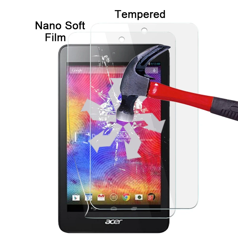 

1pcs Best Explosion-proof Nano soft film For Acer Iconia One 7 B1-750 7.5" TAB Anti-shatter screen protector films in stock