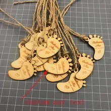 Персонализированные Выгравированные деревянные бирки на крестины в деревенском стиле, приветственные бирки на сумку, Подарочные бирки на заказ для крещения невесты, ярлыки на подарки