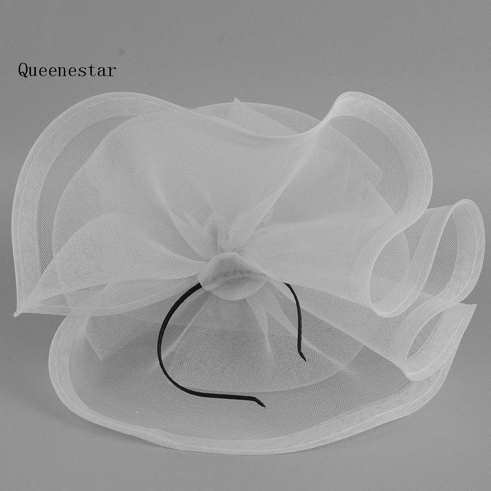Super Large Multi-layers Fascinator Headband Ladies Mesh Feather Hair Band Accessories Wedding Party Bride Gauze Headdpiece New