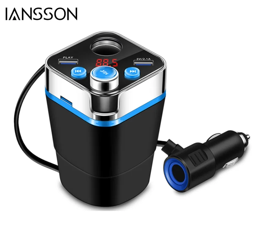 A28 Car Cigarett Lighter Socket Adapter Bluetooth Car Kit Music Player