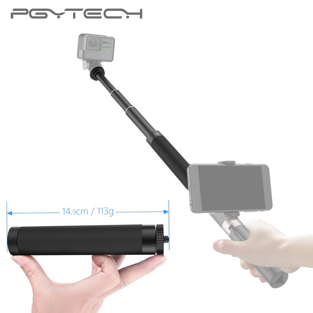 PGYTECH DJI OSMO Mobile 3 4 Action Pocket/Insta360 One X Extension селфи палка удочка штатив Zhiyun Gopro доступ|selfie