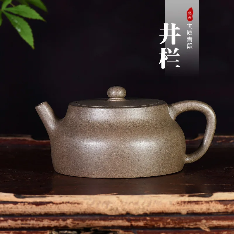 

Ore Pottery Teapot Famous Full Manual Tea Set Gift Originality Customized Clear Ash Section Mud Pot Generation Deliver Goods