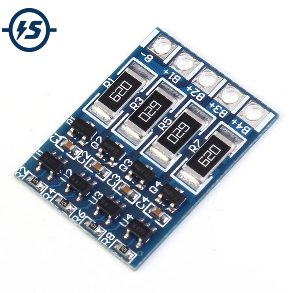 4S 3.6V DIY 58mA 18650 Lithium Iron Phosphate Battery Charger Protection Board Balanced Function ...