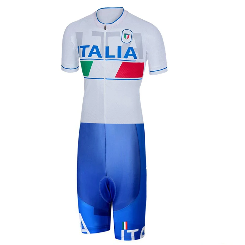 2020 ITALIA Skinsuit одежда для велоспорта цельное боди Ropa Ciclismo MTB велосипедная мужская