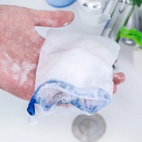 

1pcs Face Clean Tool Cleanser Foam Maker Bag Bubble Foam Net Bathroom Products