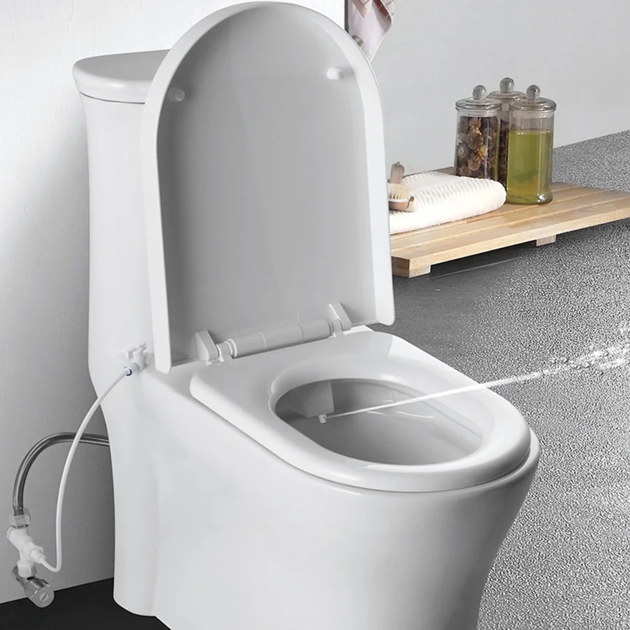 MAXSWAN Bidé Asiento Del Inodoro Higiénico Bidé cabeza fácil de