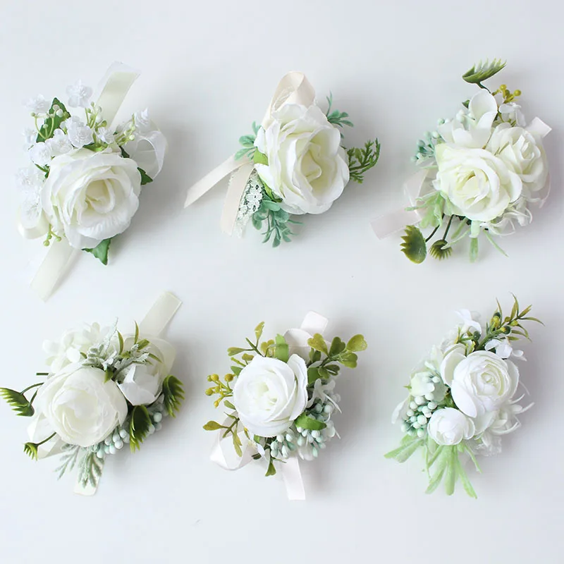 wrist flower bridesmaid wedding wrist corsage (17)
