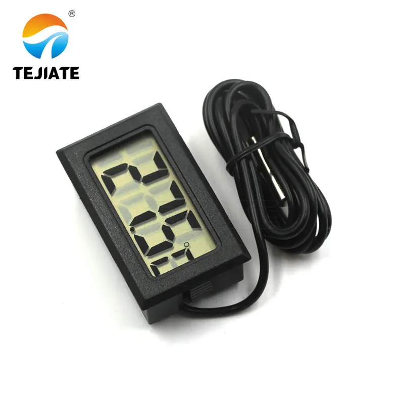 Nero Termometro Digitale Piccolo Freezer Temperatura Metro